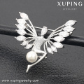 00034-XUPING broche bijoux en pierre, broches en forme d’ange couleur argent 925